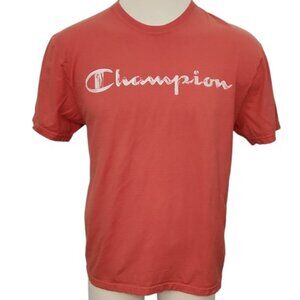 Champion Men’s Logo T-Shirt Size Large – Muted Orange